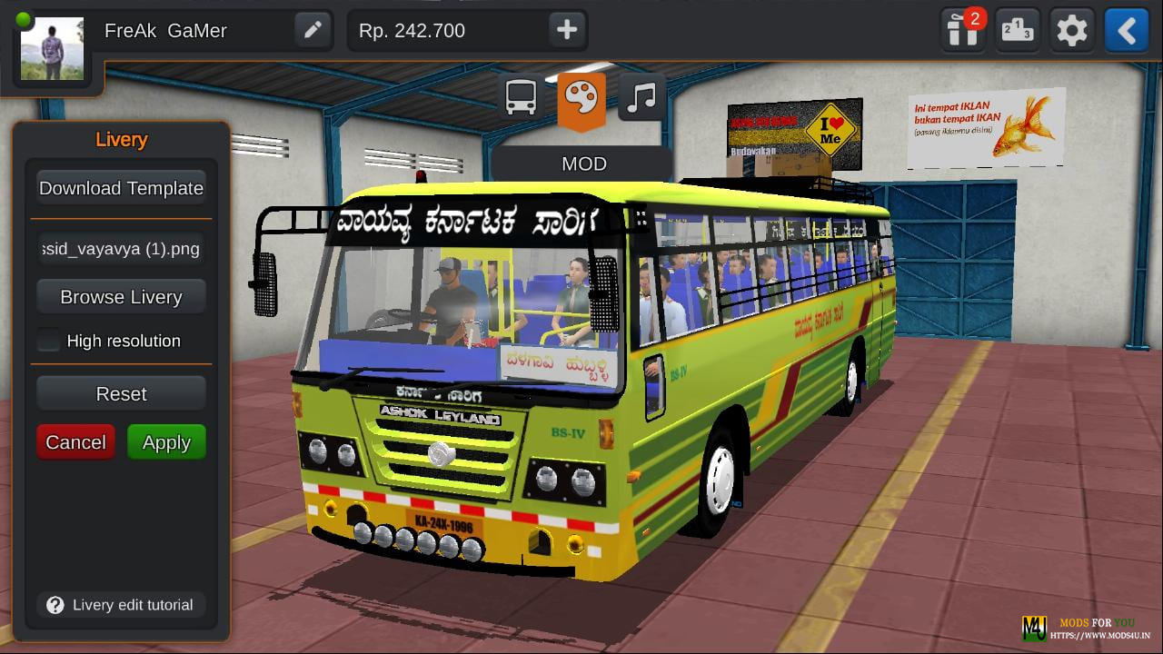 BUS ID Mods