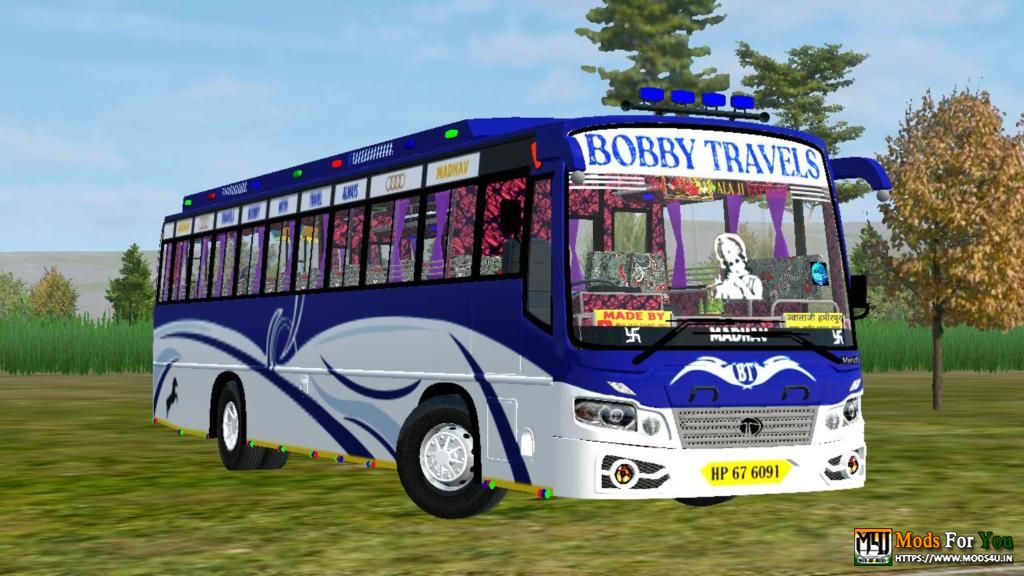 BOBBY TRAVELS BUS LIVERY (FOR MARUTI V3.2 MOD)