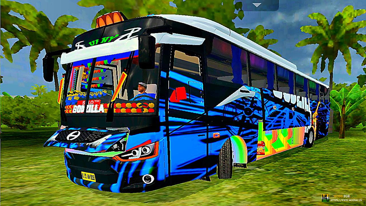 Bussid bus mod with full led work .livery