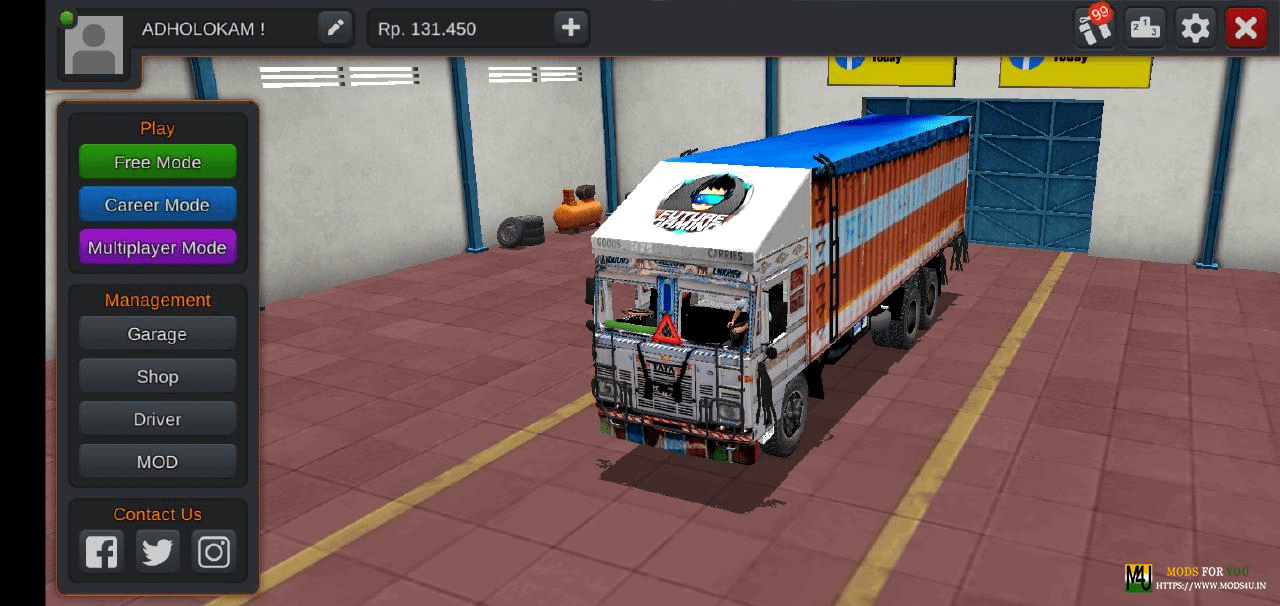 Tata Truck Mod For Bus Simulator Indonesia In Search Bar 