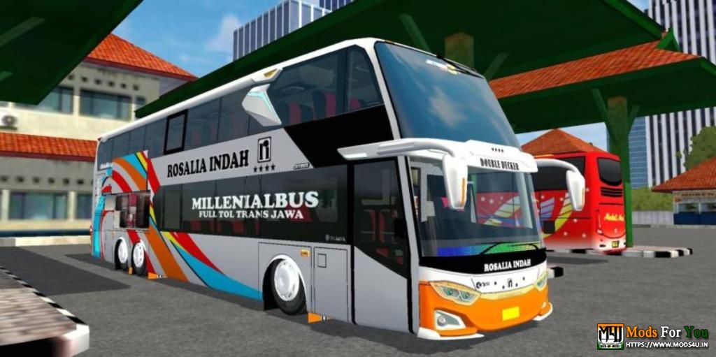 JetBus3+ THR Hino RK Bus – Mod Bus Simulator Indonésia