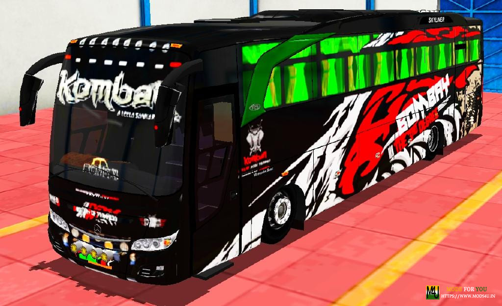 Komban Bombay Livery For Skyliner Bus Mod