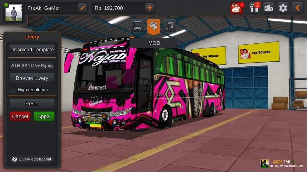 BUS ID Mods