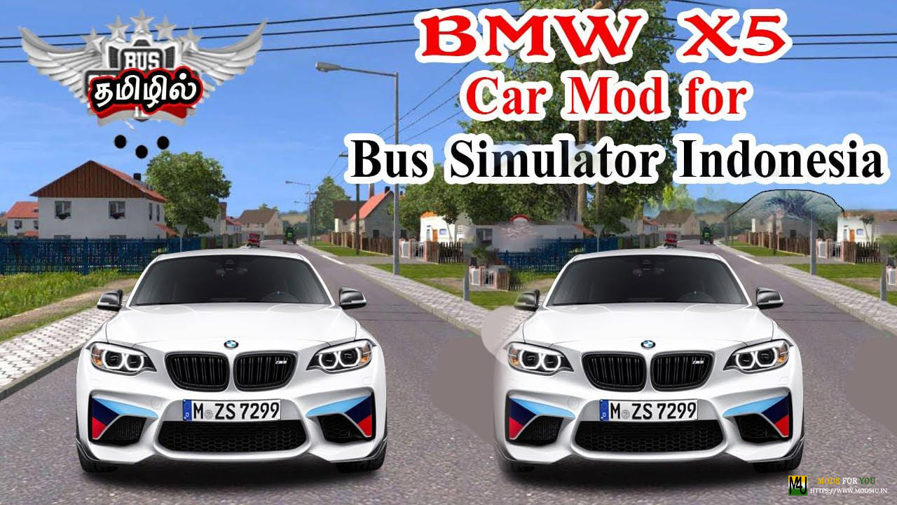 New Model BMW X5 Car mod in bus simulator indonesia