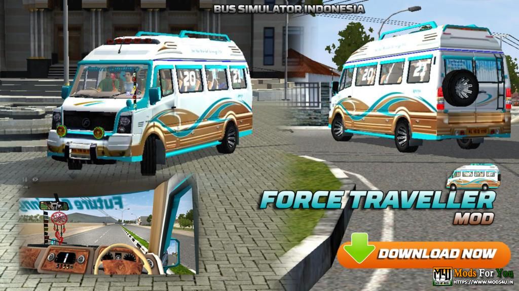force traveller mod for bus simulator indonesia sgcarena