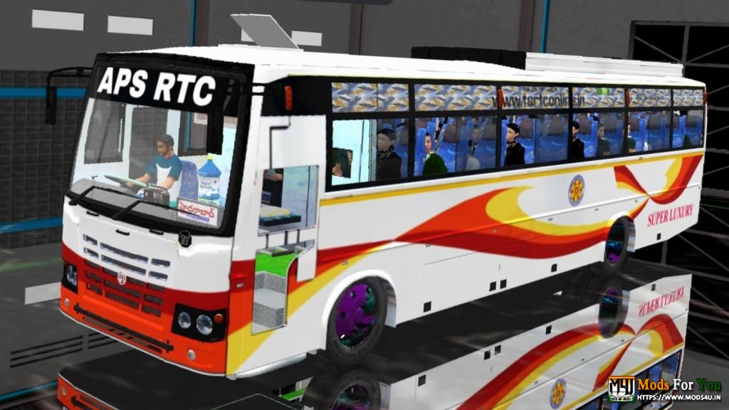 APSRTC Ashok Leyland Bus Driving - Bus Simulator Indonesia - Android  Gameplay 