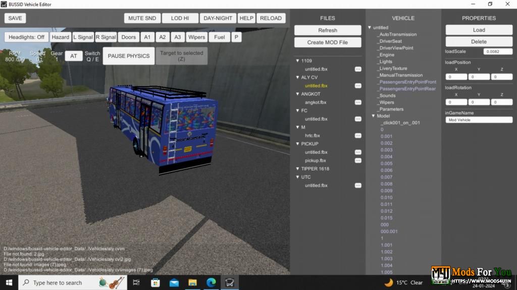 BUS ID Mods