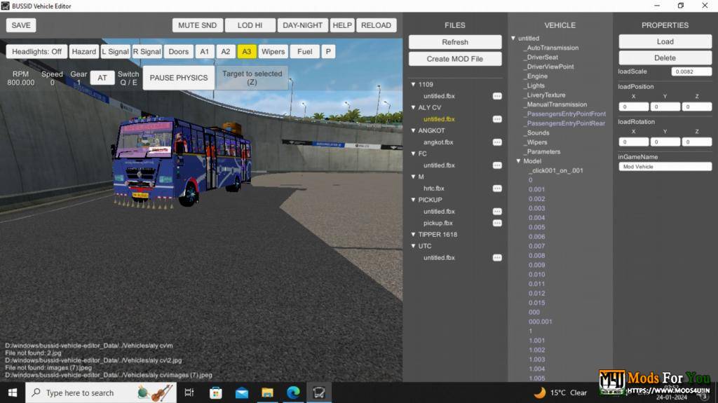 BUS ID Mods