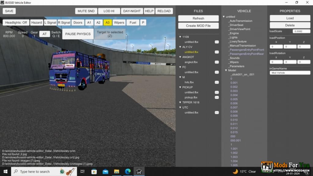 BUS ID Mods