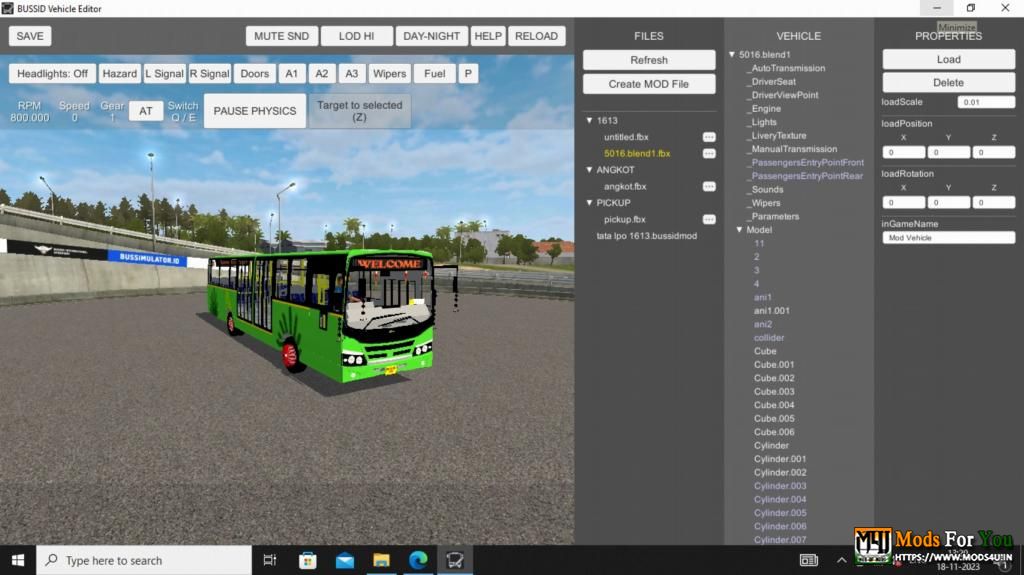 BUS ID Mods