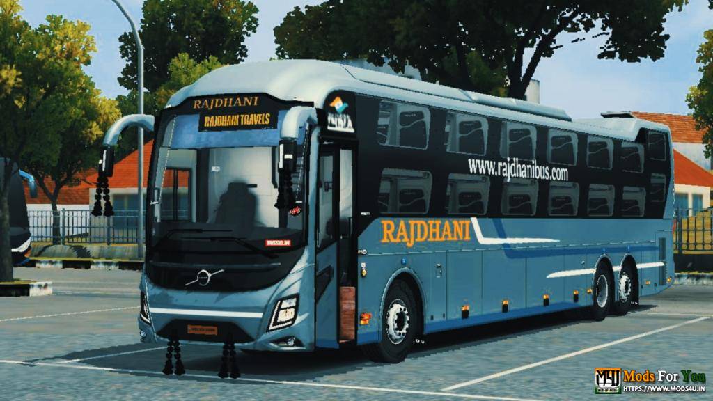 Rajdhani Travels Volvo 9600s sleeper Bus mod (IBS & CRS Mod)