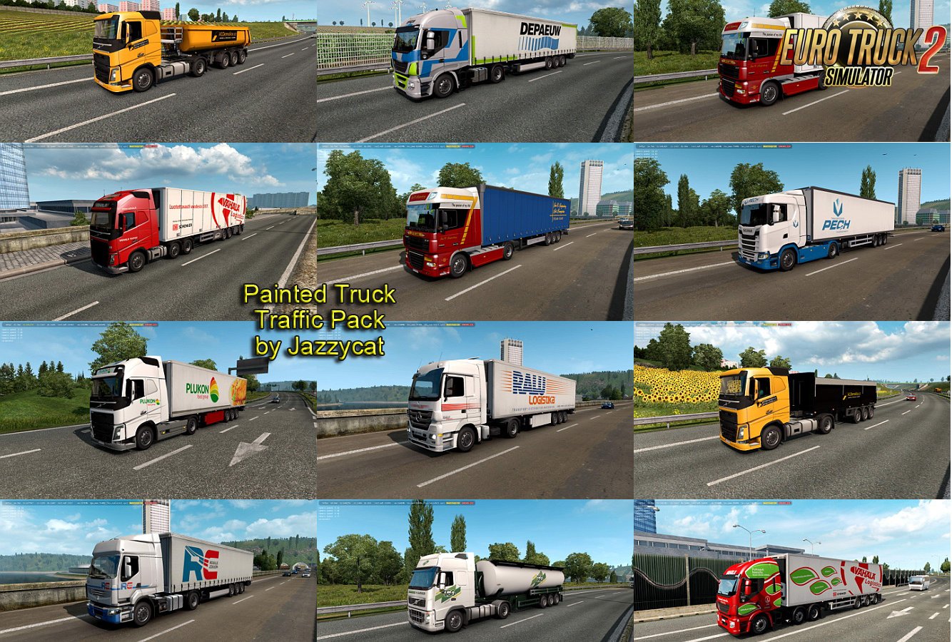 Ets трафик. Етс 2 трафик пак. Euro Truck Simulator 2 Траффик. Трафик для етс 2 1 36. Трафик грузовиков Euro Truck Simulator 2.