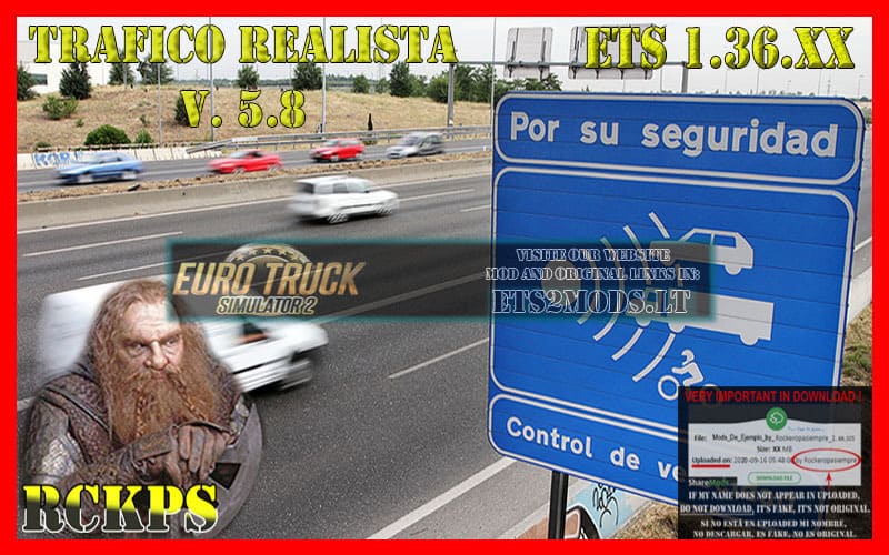 Realistic Traffic 5 8 By Rockeropasiempre For V 1 36 Xx
